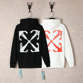 Off White hoodie Autumn/Winter Letter Arrow Pattern