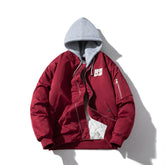 Men Vintage Jackets Embroidered Neutral Jacket Jacket Padded Baseball Jacket