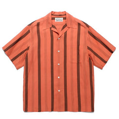 GUILTYPARTIES TIGER Shirts 24ss Striped Classic, Rayon Hawaiian Casual Short Sleeve Shirt Men