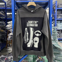 Saint Michael hoodie with printed design - fashionable