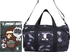 Bathing ape BAPE Bag black and white camouflage