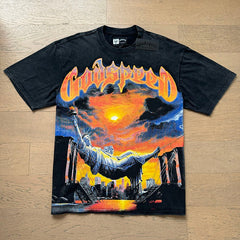 Godspeed T Shirts statue of Liberty 100% pure cotton 260g fabric