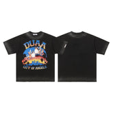 DUAA T Shirts High-quality pure cotton trendy unisex heavyweight