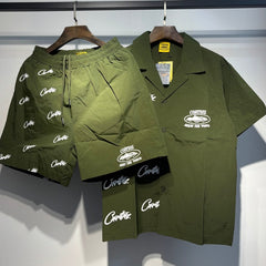 Corteiz Shirt & Shorts Set – Stylish Resort Wear (Top and shorts sold separately)