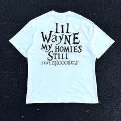 Unisex Vintage T Shirts American West Coast street-style high-street short-sleeve tee featuring graffiti and hip-hop aesthetics; crafted from heavyweight fabric with a distressed wash finish and direct-to-garment white ink printing.