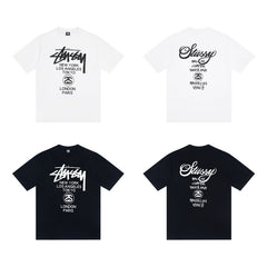 Stussy T shirts High-quality 260g pure cotton double yarn fabric