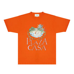 Casablanca T Shirts Street High-quality pure cotton