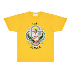 Casablanca T Shirts Street High-quality pure cotton
