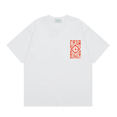 Casablanca T SHIRTS High-quality pure cotton streetwear