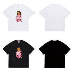 Bathing ape Bape T Shirts High-quality 100% cotton streetwear