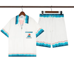 Casablanca Beach Shirt & Shorts Set Casual Summer Vacation/Travel Wear (Sold Separately)