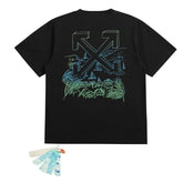 OFF WHITE T SHITRS High-quality 100% pure cotton streetwear