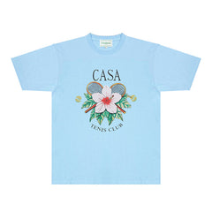 Casablanca T Shirts Street High-quality pure cotton