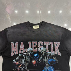 MAJESTIK T Shirts Loose fit 100% cotton