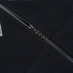 Lost intricacy Hoodie rhinestones
