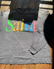 Saint Michael long sleeve shirts Premium-quality pure cotton streetwear for autumn