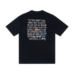 Stussy T shirts High-quality 260g pure cotton double yarn fabric