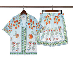 Casablanca Beach Shirt & Shorts Set Casual Summer Vacation/Travel Wear (Sold Separately)