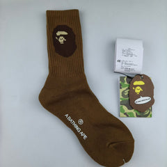 Bathing Ape Bape Socks ape head socks men and women medium tube towel bottom outdoor actual combat elite training sports basketball socks