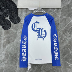 CHH Heart Long Sleeve Shirt Unisex Fashion Loose Long Sleeve Shirt