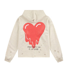 Saint Michael hoodie with printed design - fashionable