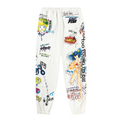 Saint Michael Distressed Wash Sweatpants
