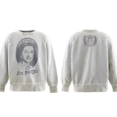 Saint Michael Printed Cotton Sweatshirt