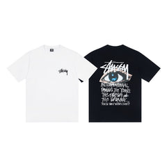 Stussy T shirts High-quality 260g pure cotton double yarn fabric