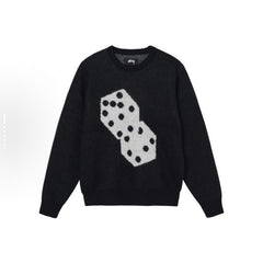 Stussy Sweater High-quality knitwear for autumn winter stripe