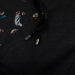 Off White hoodie oil painting series pattern pullover hooded