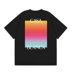 Casablanca T SHIRTS High-quality pure cotton streetwear
