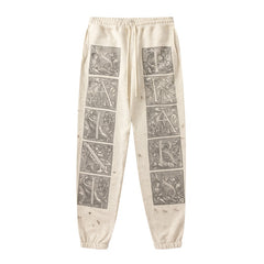 Saint Michael Distressed Wash Sweatpants