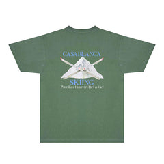 Casablanca T Shirts Street High-quality pure cotton
