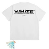 OFF WHITE T SHITRS High-quality 100% pure cotton streetwear