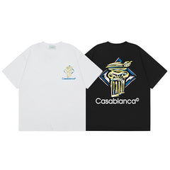 Casablanca T SHIRTS High-quality pure cotton streetwear