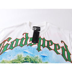 Godspeed T-Shirt Retro Fantasy Pattern