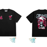OFF WHITE T SHITRS High-quality 100% pure cotton streetwear