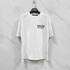 KSUBI T SHIRTS High-quality 260g 32-count double-yarn pure cotton streetwear—suitable for all seasons.
