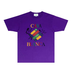 Casablanca T Shirts Street High-quality pure cotton