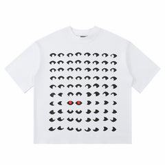 HOUSE OF ERRORS T Shirts High-quality pure cotton "Big Eye" high-street apparel 240g Double-Yarn Cotton