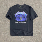 Unisex Vintage T Shirts METALLICA Lightning Chair Limited Edition Vintage-Style Washed & Distressed Tee
