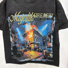 MAJESTIK T Shirts Loose fit 100% cotton