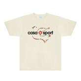 Casablanca T Shirts Street High-quality pure cotton