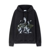 OW oil painting angel portrait pattern pullover hooded sweater
