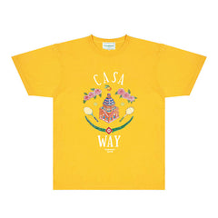Casablanca T Shirts Street High-quality pure cotton