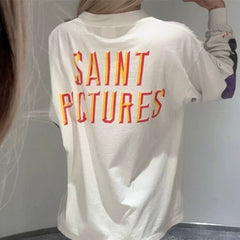 Saint Michael long sleeve shirts Premium-quality pure cotton streetwear for autumn