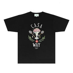 Casablanca T Shirts Street High-quality pure cotton
