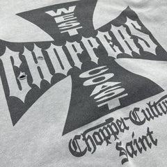 Unisex Vintage Hoodie Saint West Coast Chopper Limited Edition Washed & Distressed Hoodie ¨C Featuring multi-zone handcrafted distressing and a heavyweight fabric with an enzyme-milled, faded wash finish.