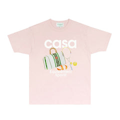 Casablanca T Shirts Street High-quality pure cotton