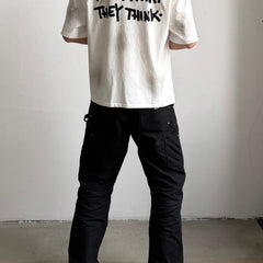 Unisex Vintage T Shirts Saint Street Dirty ¡ª A Follow Your Heart limited-edition tee featuring street graffiti aesthetics. Details include hand-painted dirty spray effects, multiple hand-distressed slash cuts, and a heavy-duty enzyme-washed fin